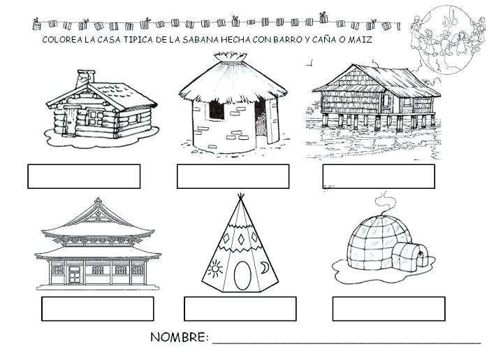 Worksheet Homes Around The World