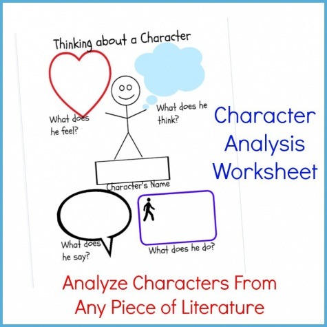 Character Analysis Worksheets Character Analysis Worksheets