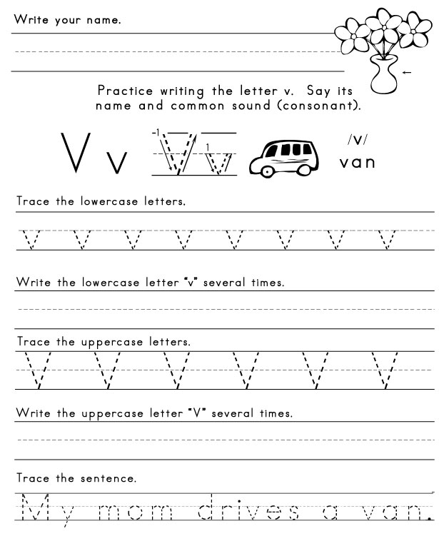 The Letter V