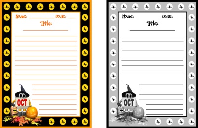Halloween Printable Worksheets  Colorful Creative Writing
