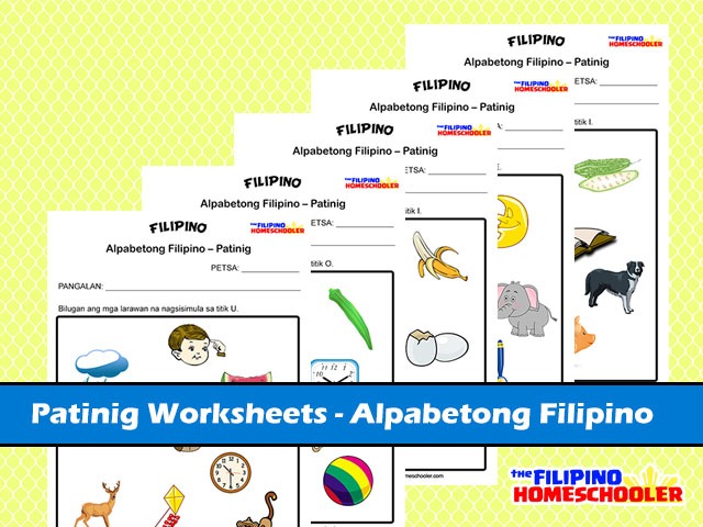 Filipino Worksheets For Kindergarten