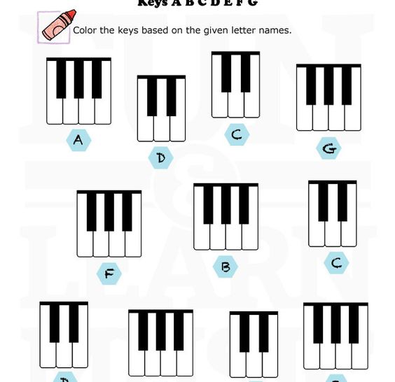 Piano Worksheets For Beginners Printable Free Worksheets For All