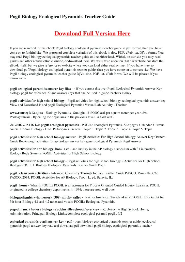 Ecology Worksheets For High School