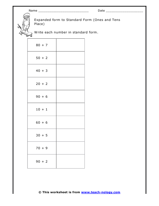 Expanded Form Of 10