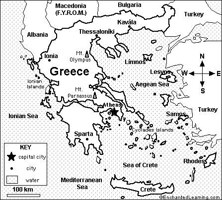 Ancient Greece Map Worksheet Photos