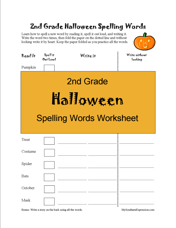 2nd Grade Spelling Words Worksheet Is Right On Time And Fun For