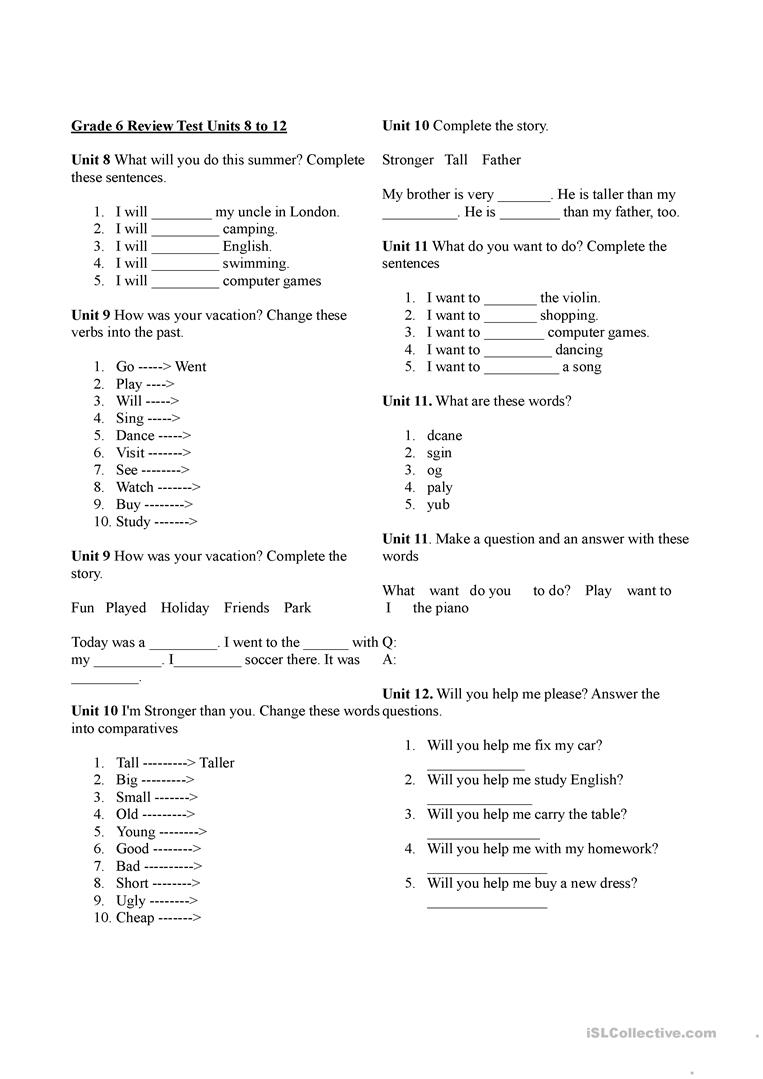 8th Grade Ela Worksheets For Kids