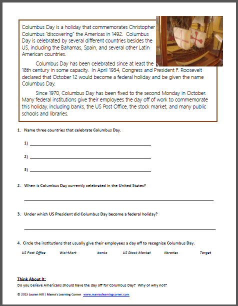 Christopher Columbus Worksheets Free Worksheets Samples Christopher Columbus Worksheets Free Worksheets Samples