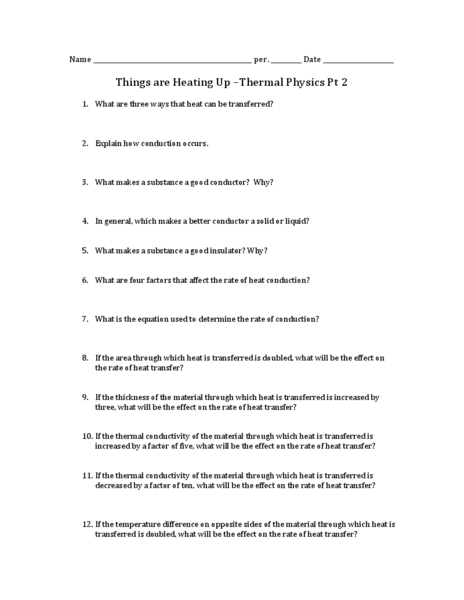 Summary Printables High School Physics Worksheets Gotaplet