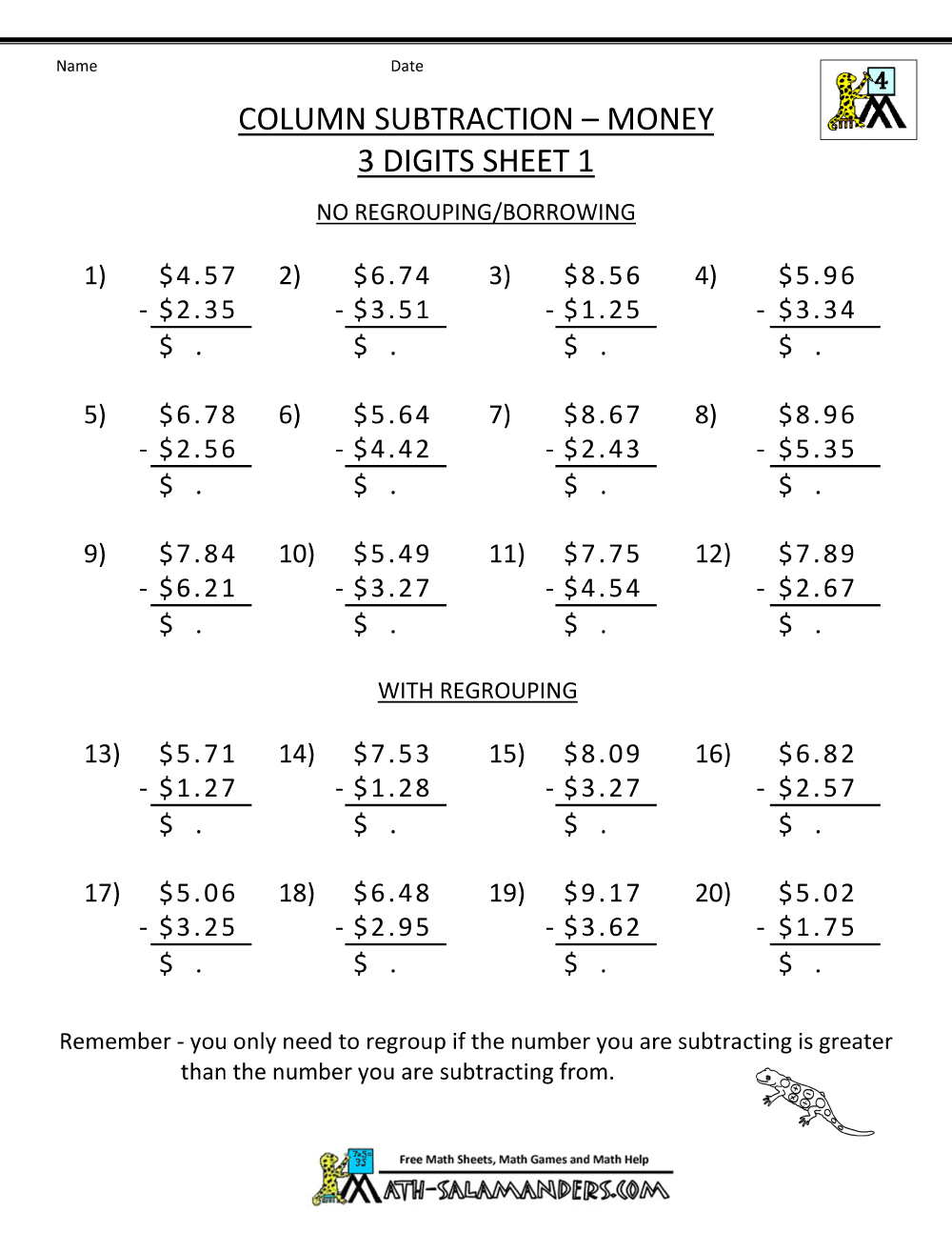subtraction-worksheets-for-4th-grade