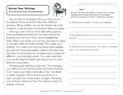 Grade Writing Worksheets 2nd Grade Reading Writing Worksheets