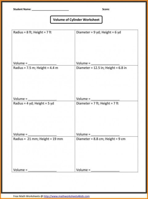 Math Worksheets For 7th Grade With Answer Key