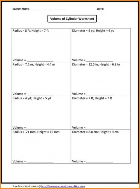 Math Worksheets Grade With Answer Key Ideas Of 6th 7th Answers I