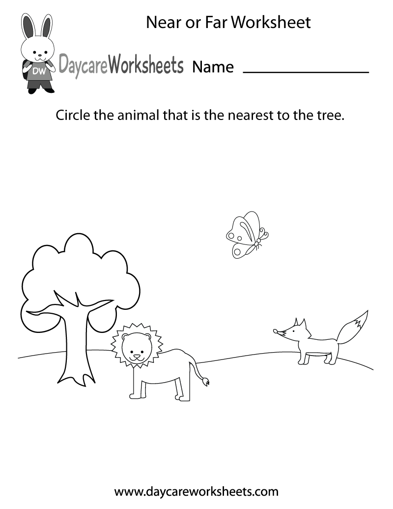 Near And Far Worksheets Near And Far Worksheets