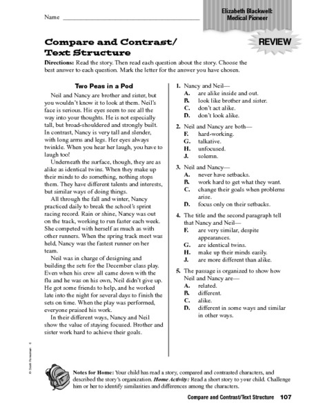 Text Structure Worksheets 5th Grade Worksheets For All