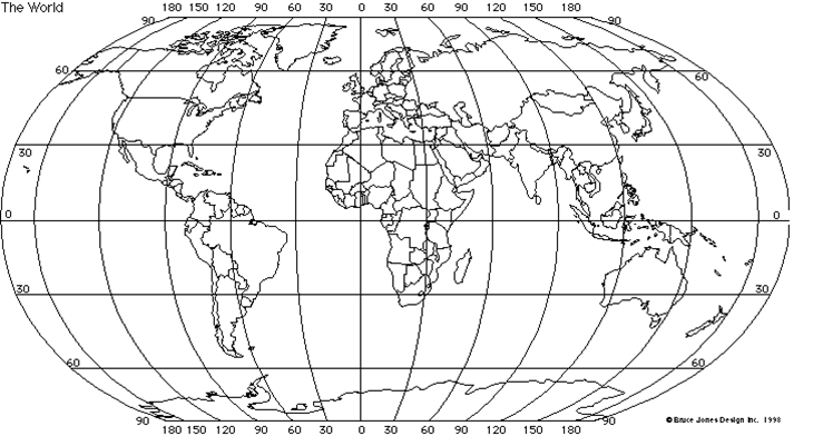 World Map Latitude And Longitude Worksheet Worksheets For All