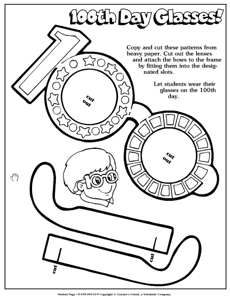 Best Free 100th Day Of School Printable Activities And Worksheets