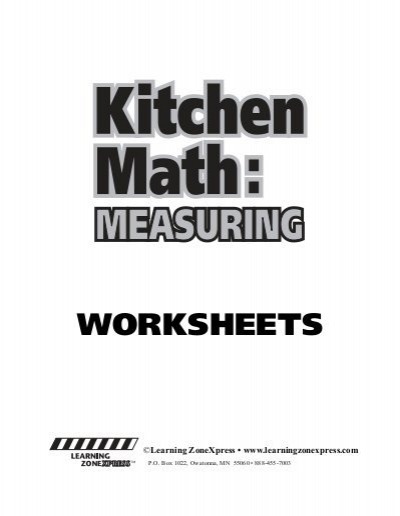 Kitchen Math W