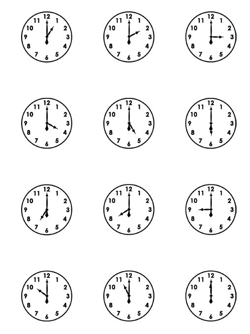 Free Download Of Clocks From Scrapbooks, Etc