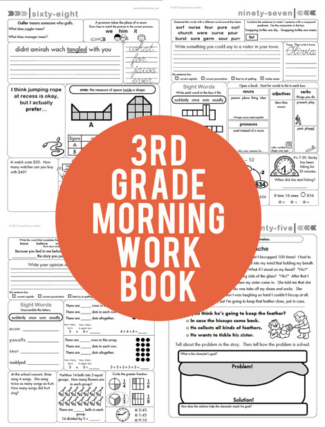 3rd Grade Common Core Aligned Morning Work