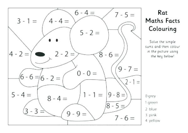 Algebra Coloring Worksheets