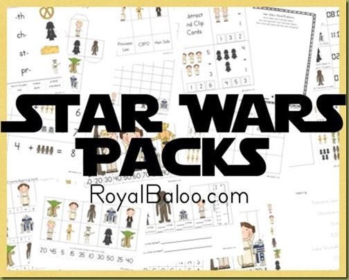 Free Homeschool Printables  Star Wars Free Printable Worksheets Pack
