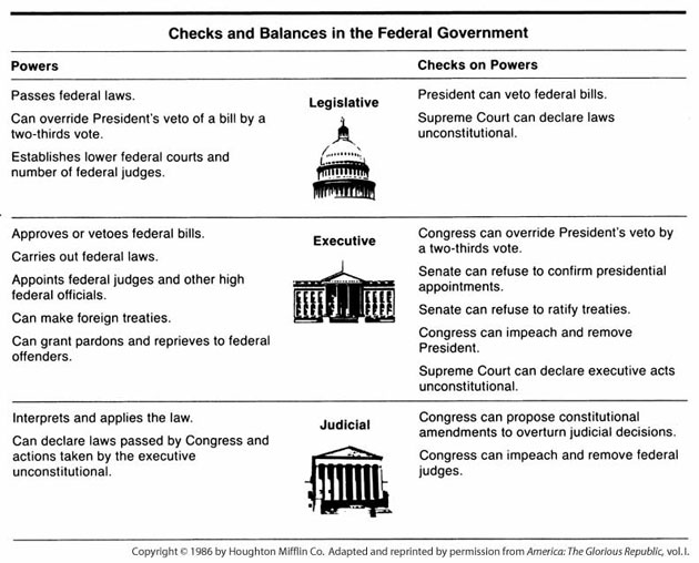 Check And Balance Worksheet
