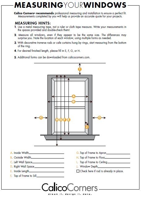 Measuring Your Windows Worksheet