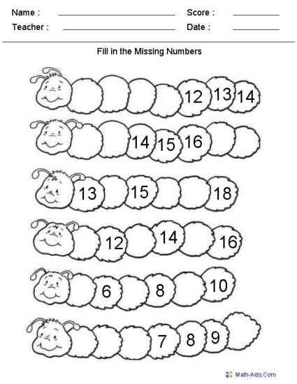 Missing Number Worksheet  New 684 Missing Number Worksheets Printable