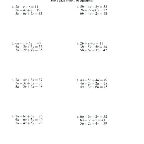 Online Math Worksheets For Algebra 1 Fun Review Common Core Go