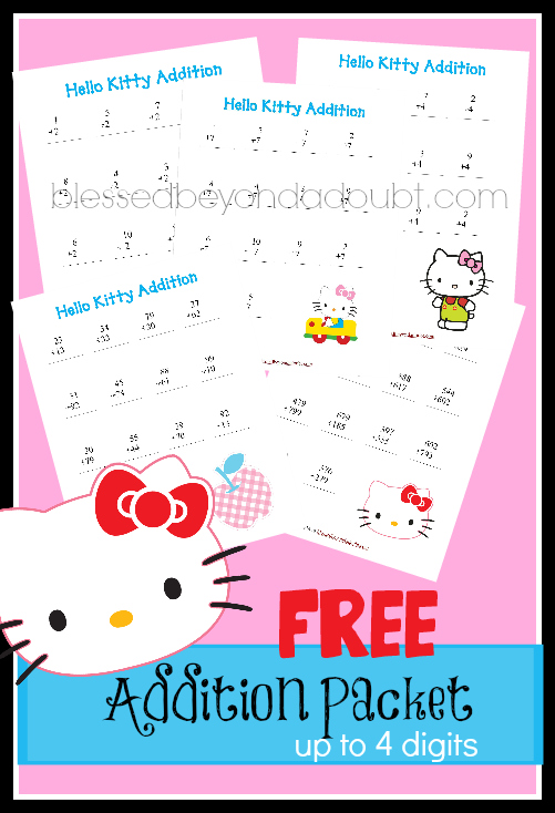 Free Addition Worksheets Packet!