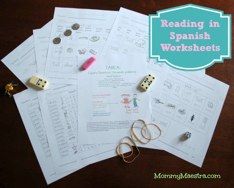 Mommy Maestra  Free Spanish Reading Worksheets  Haciendo Palabras