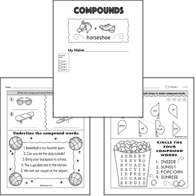 Free Compound Words Worksheets