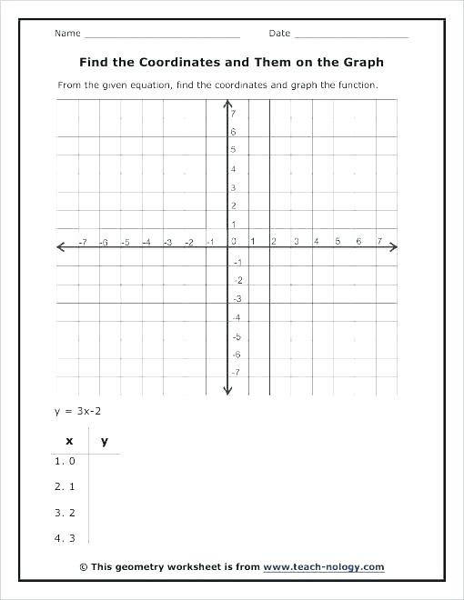 Plotting Coordinates On A Graph Worksheets Free Coordinate