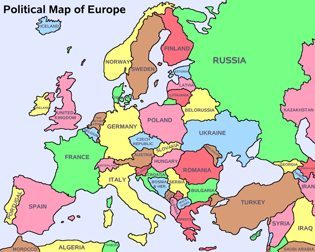 The Physical Features Of Europe