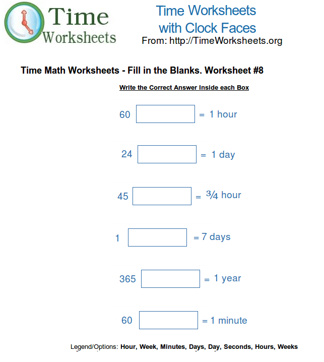 Questions About Time Math Time Math Worksheets | Free Worksheets Samples