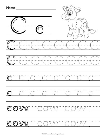 Tracing Letter Worksheets Page Tracing Letters Worksheets