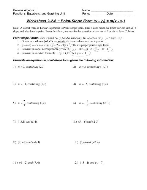 Worksheet 2