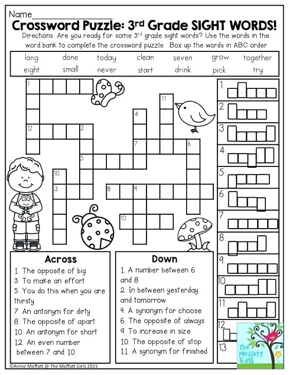 Worksheets Word Search Puzzle Puzzles Fun Math For 2nd Grade Logic Pdf ...