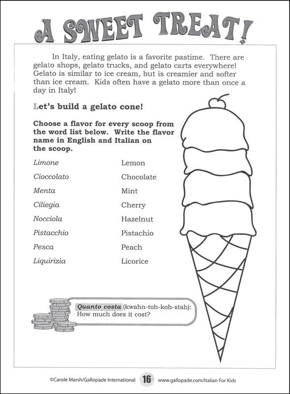 Italian For Kids (little Linguists) (016422) Details
