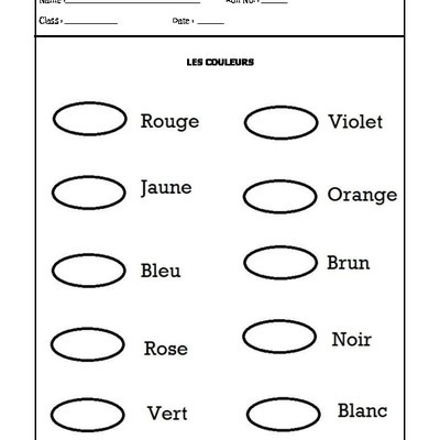 A2zworksheets  Worksheets Of French Practice Worksheets