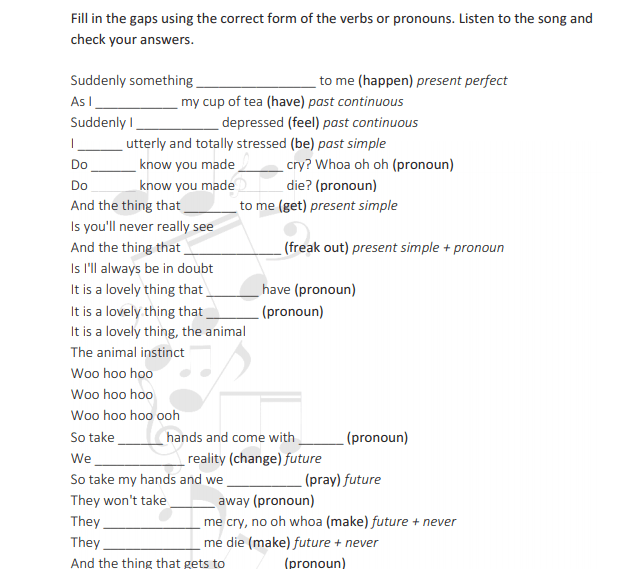 4,456 Free Verb Tense Worksheets Worksheets