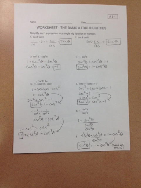 Pfeil, Jason   Trigonometry Daily Assignments And Resources