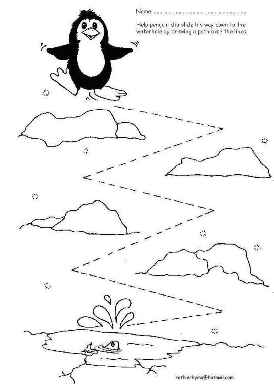 Penguin Trace Worksheet