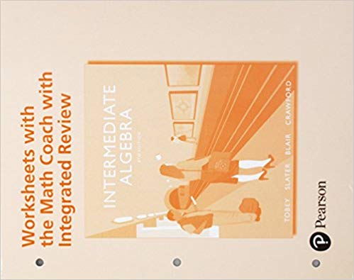 Worksheets With The Math Coach With Integrated Review For