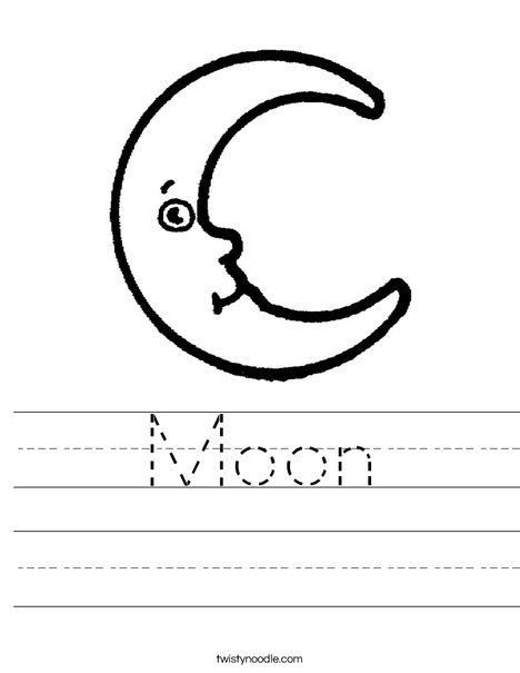 Moon Worksheet