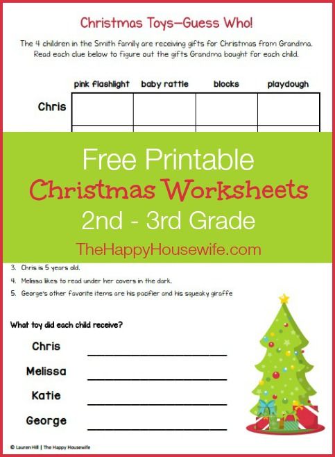 christmas-worksheets-grade-4