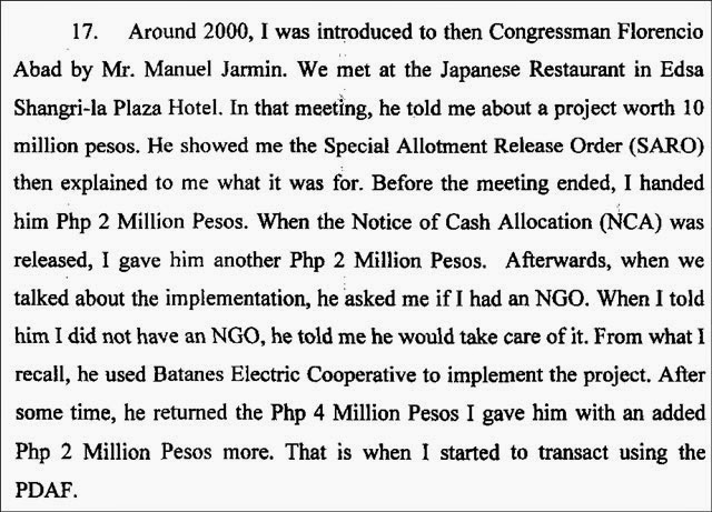 Is Janet Lim Napoles Framing Budget Secretary Butch Abad