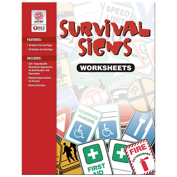 Survival Sign Worksheets
