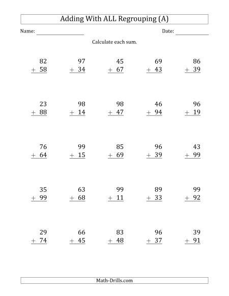 Addition Worksheets